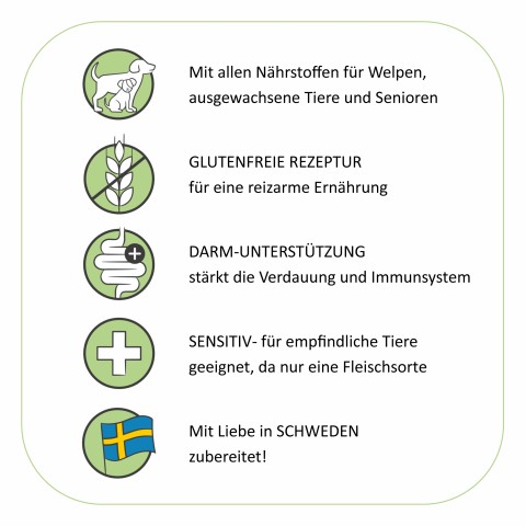 Dog Accessories Wet pet food Cock's Duet (Gockels Duett) 200g 6 Piece -4- Anifit